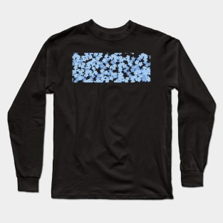 Forget-Me-Not Pattern Long Sleeve T-Shirt